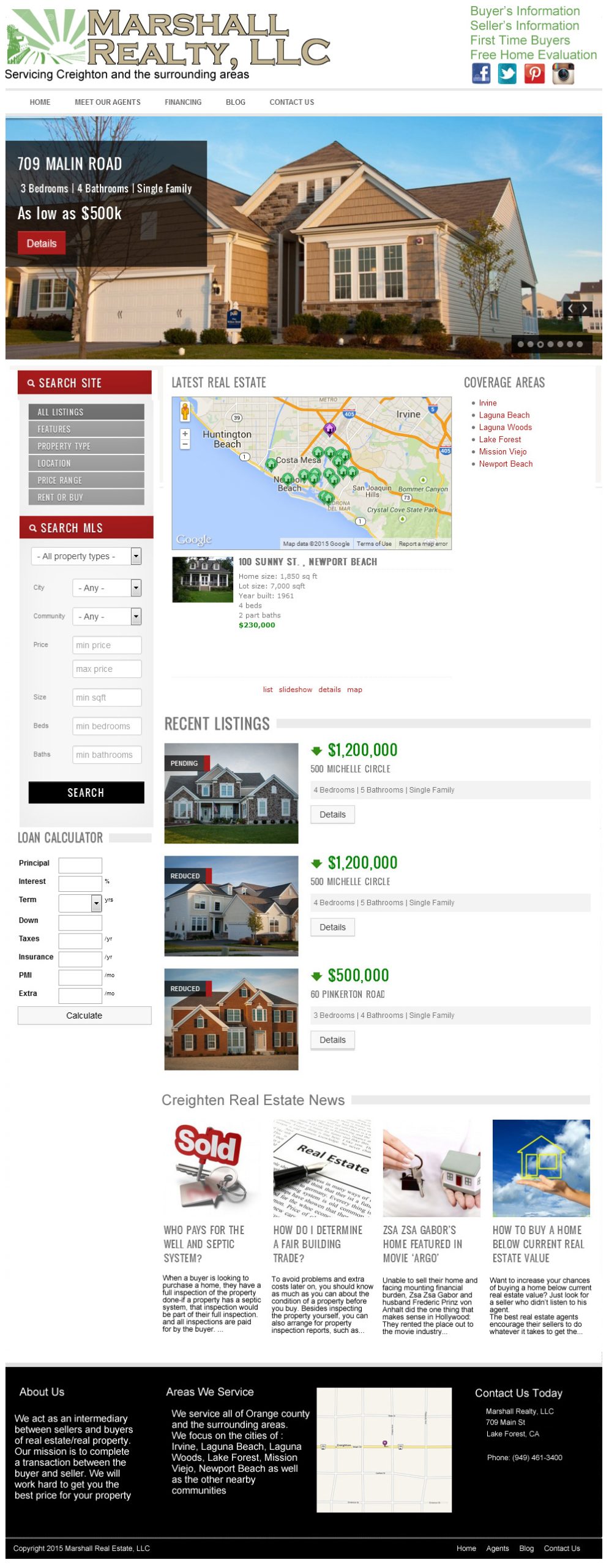 an image of Marshall Reaalty site